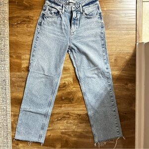 Zara Light Wash Women's Straight Leg Jeans